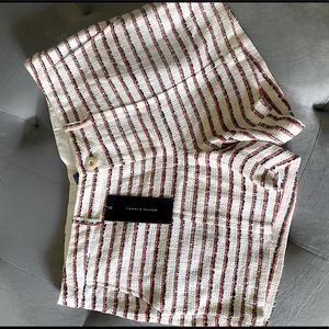 Tommy Hilfiger tweed red white and blue shorts